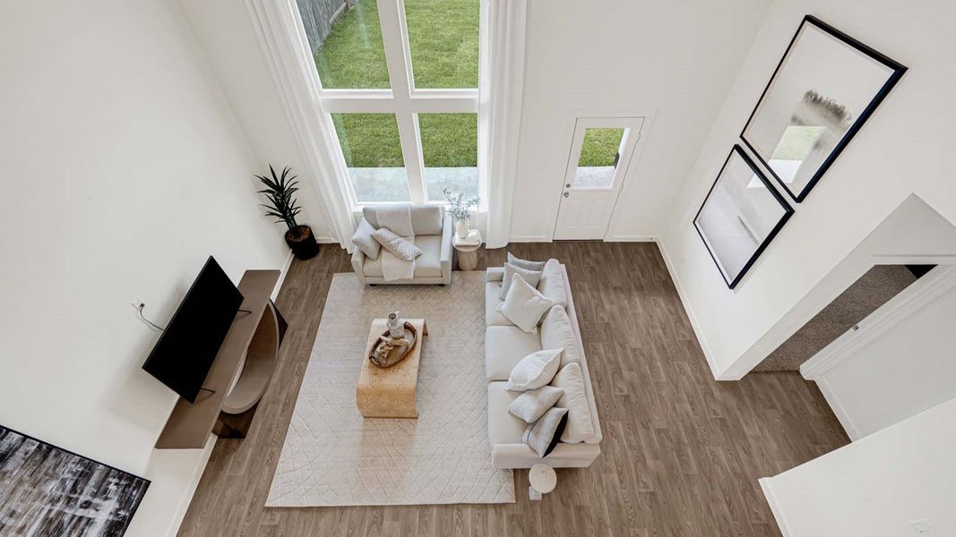 Furnished interior view inside a new home in Evergreen, Rosenberg (Image 19).