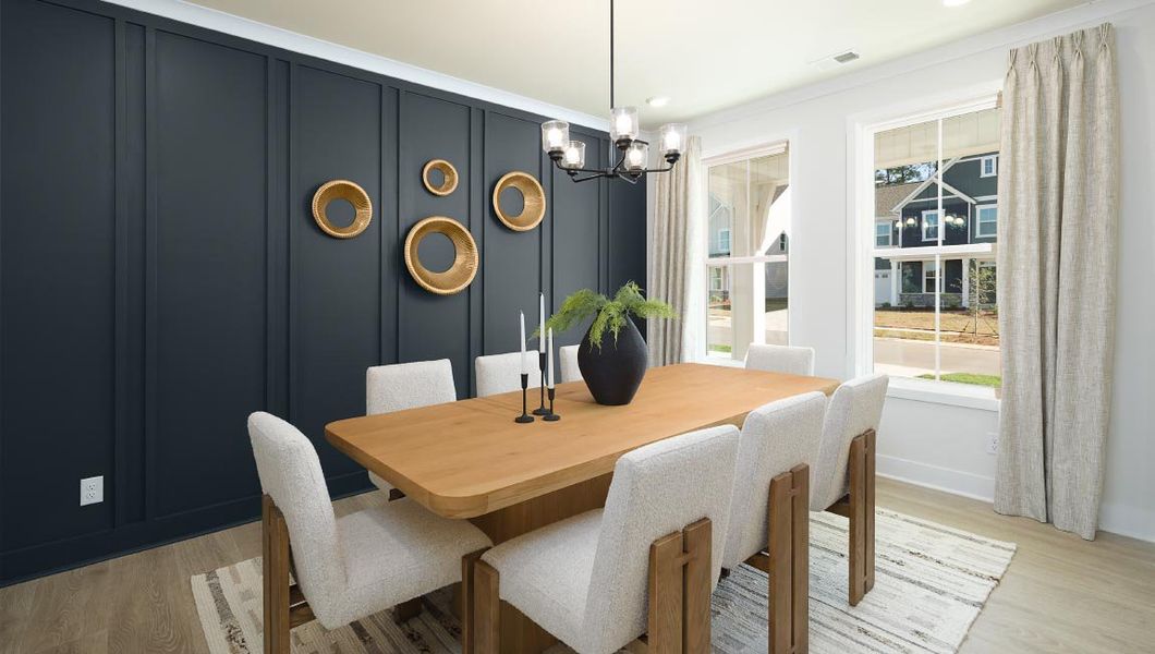 Furnished interior view inside a new home in Westport, York (Image 10).