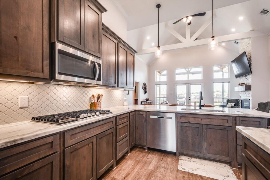 Furnished interior view inside a new home in , Anahuac (Image 5).