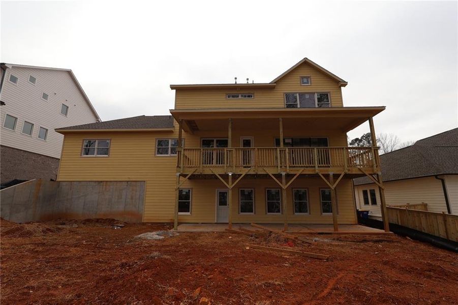 In-progress construction of a new home in Ellis, Marietta, GA (Image 10).