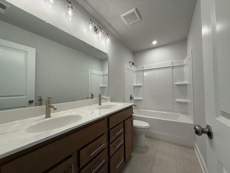 Furnished interior view inside a new home in Berkeley Mill, Cumming (Image 5). Furnished interior view inside a new home in Berkeley Mill, Cumming (Image 5).