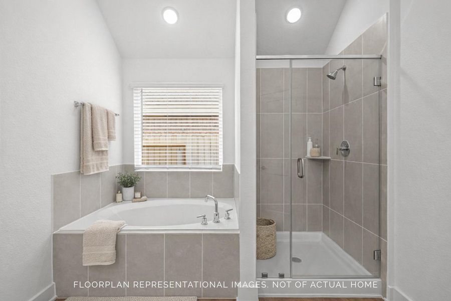 Furnished interior view inside a new home in Ambrose, La Marque (Image 9).