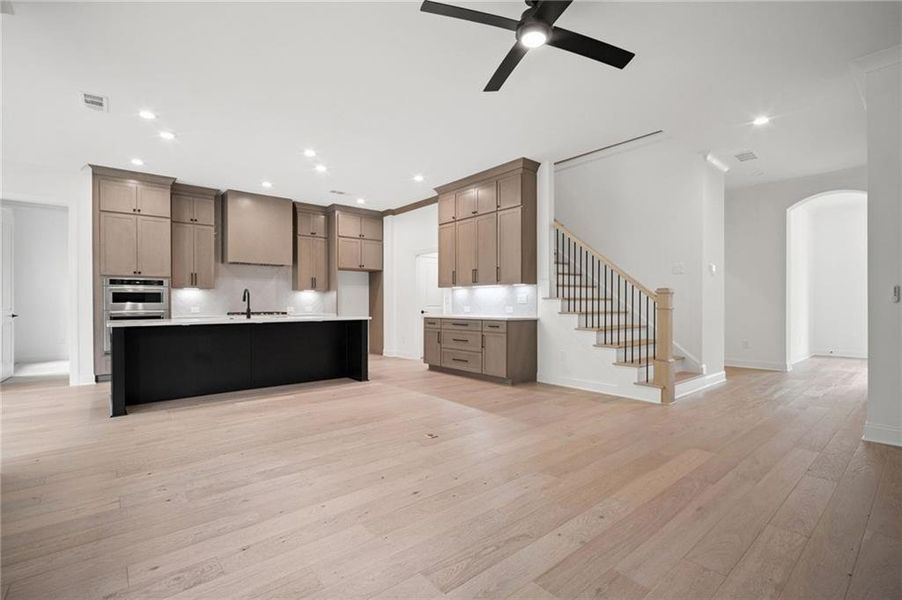 Furnished interior view inside a new home in Lakeside at River Green, Canton (Image 5).