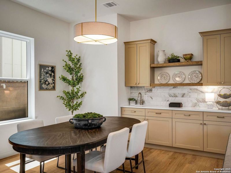 Furnished interior view inside a new home in , San Antonio (Image 35). Furnished interior view inside a new home in , San Antonio (Image 35).