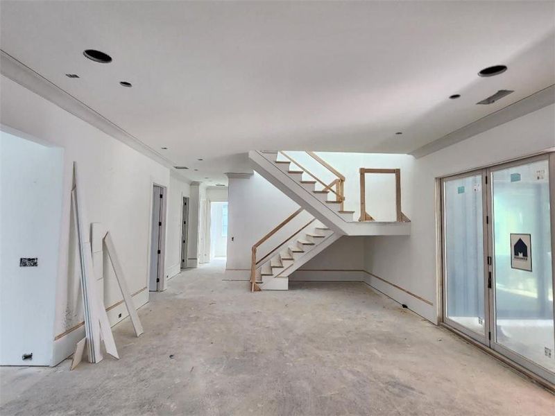 In-progress construction of a new home in , Alpharetta, GA (Image 15).