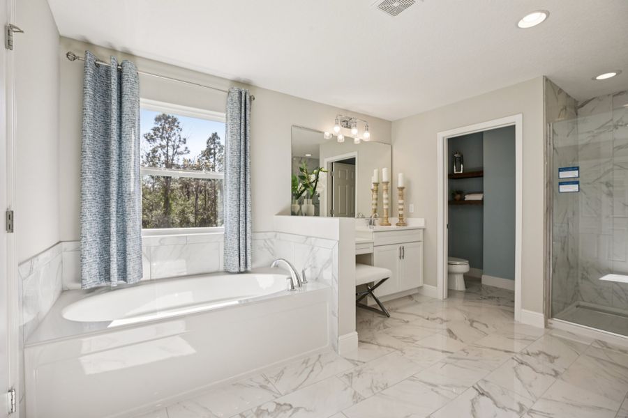 Representative furnished interior of a home built from the Palmer Executive by Risewell Homes in Bargrove Estates, Mount Dora (Image 15).