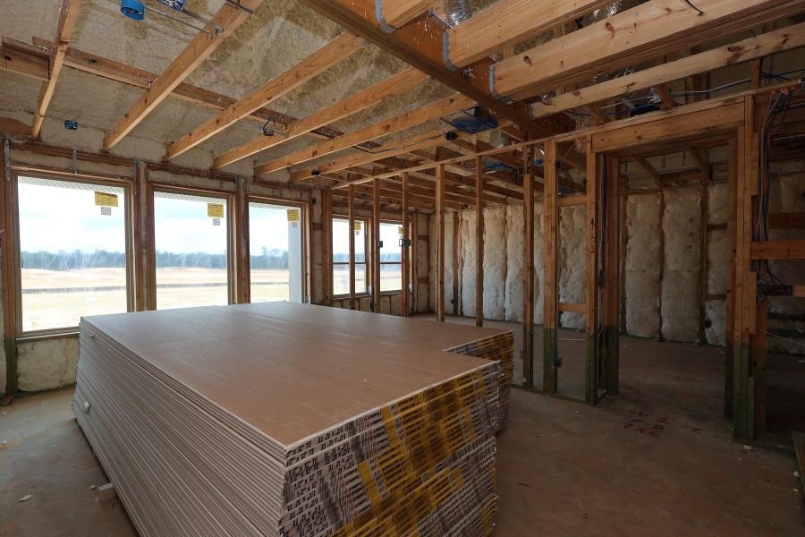 In-progress construction of a new home in Escondido - Terrace Collection, Magnolia, TX (Image 7).