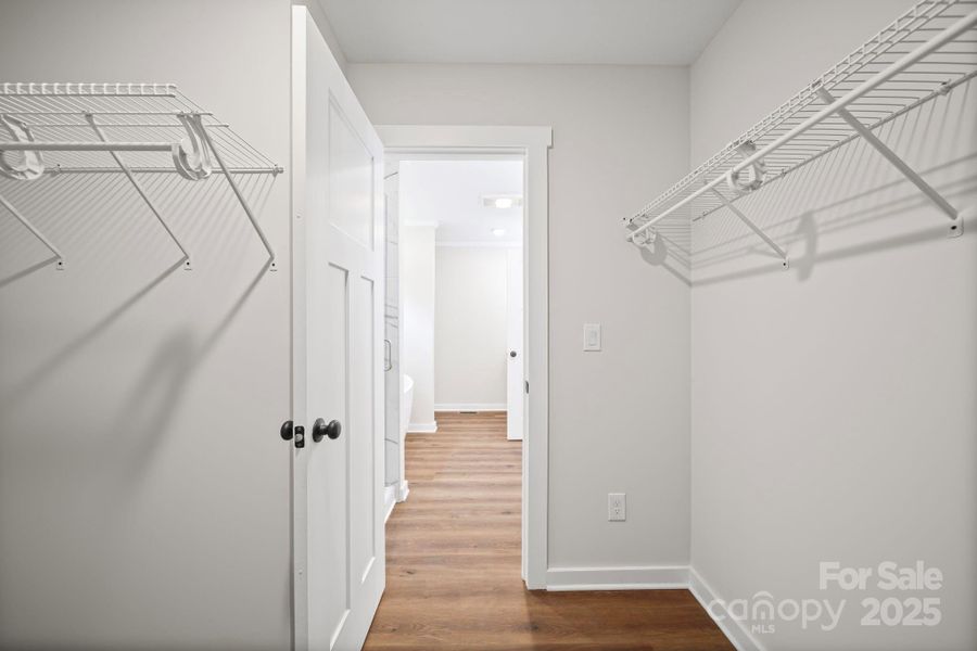 Primary closet Primary closet