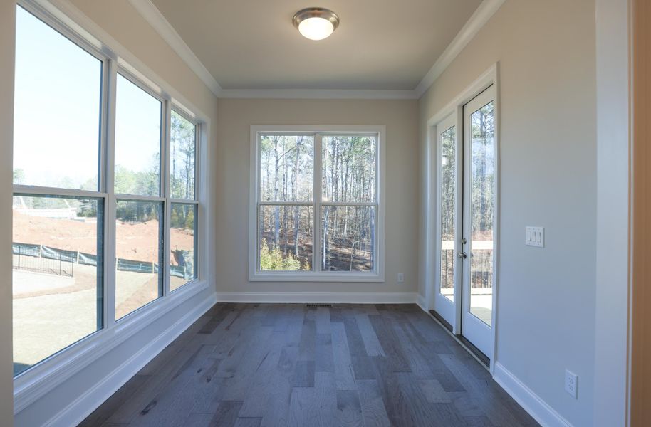 Representative unfurnished interior of a home built from the The Bennett by The Providence Group in Aberdeen, Hoschton (Image 26).