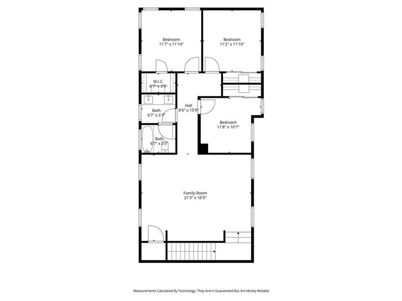 2D floor plan layout of this home in , Dallas, TX (Image 3).