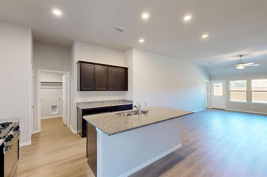 Furnished interior view inside a new home in Kings Way, Denton (Image 10).