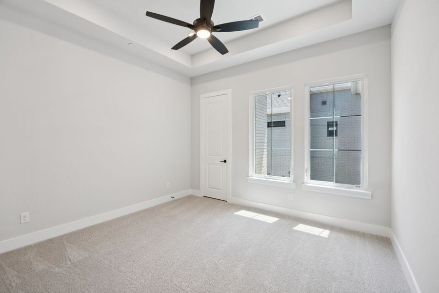 Representative unfurnished interior of a home built from the Washington by Centre Living Homes in Newman Village Townhomes, Frisco (Image 23).