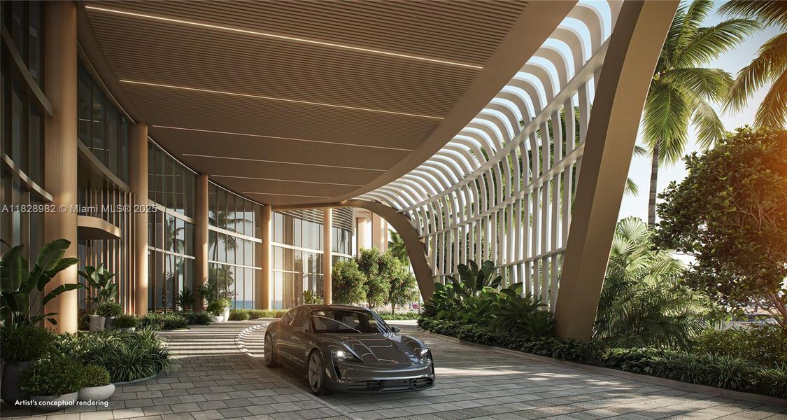 Exterior details and patio area of a home in , Pompano Beach (Image 1).