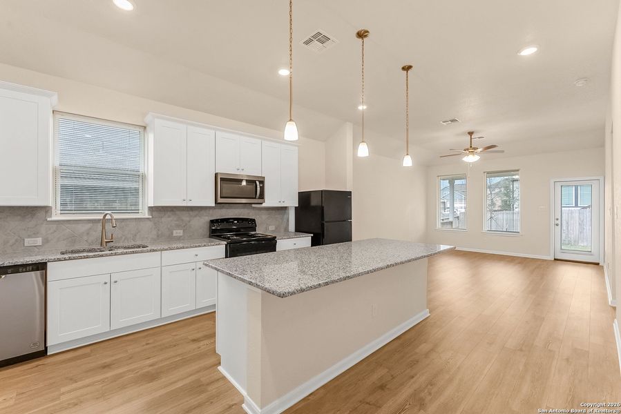 Furnished interior view inside a new home in Bricewood, San Antonio (Image 5).