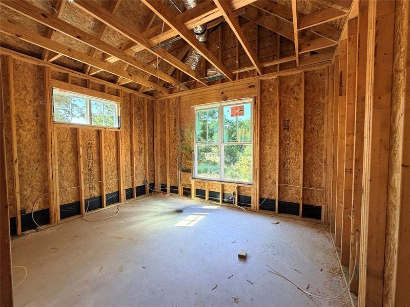 In-progress construction of a new home in Monarch Manor, Poolville, TX (Image 10).