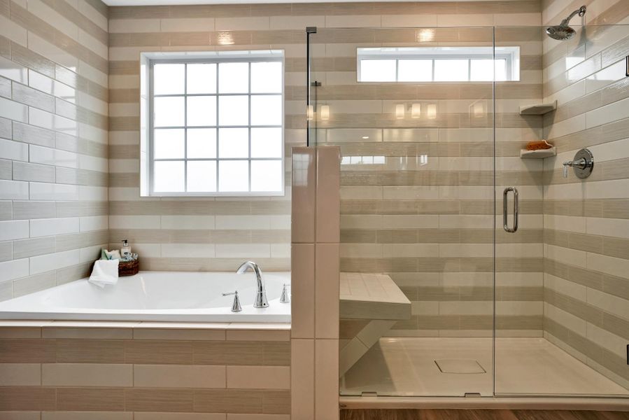 Representative interior finishes for a home built from the Harrison by Bill Clark Homes in Sidbury Landing, Wilmington (Image 24).