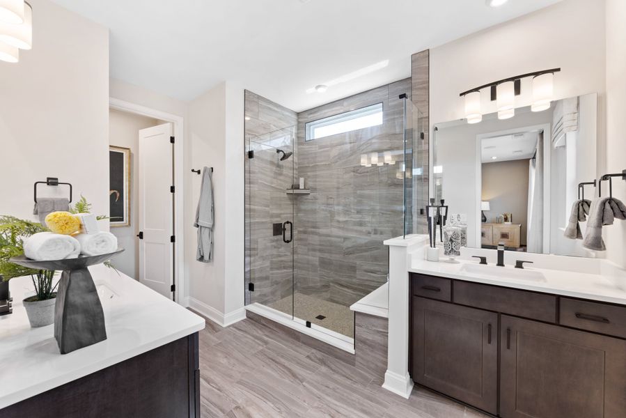 Representative furnished interior of a home built from the Knight by Tri Pointe Homes in Southbridge, Fort Mill (Image 32).