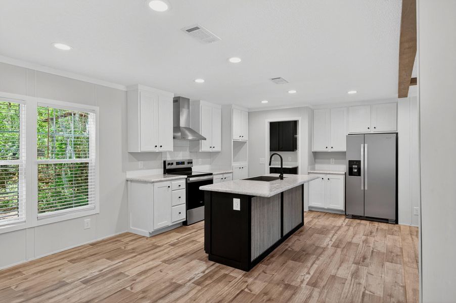 Furnished interior view inside a new home in , Walterboro (Image 9).
