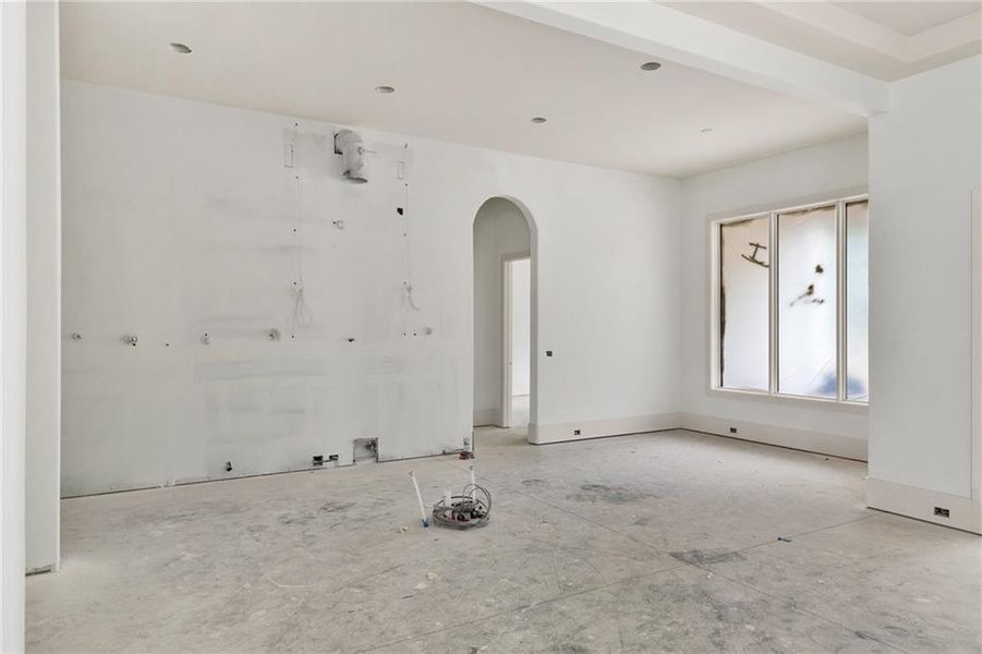 In-progress construction of a new home in , Alpharetta, GA (Image 6).
