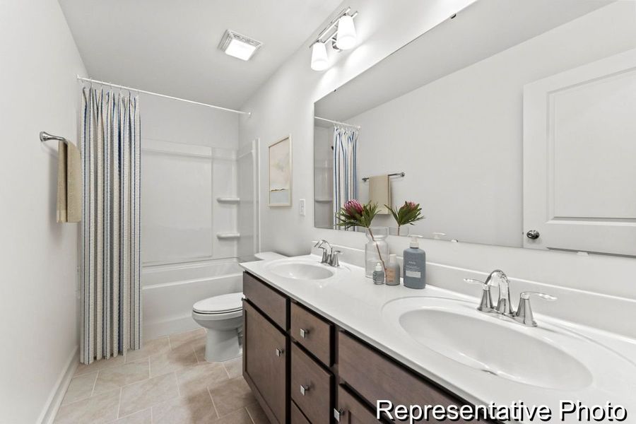 Furnished interior view inside a new home in Parc Northwest, Elon (Image 15).