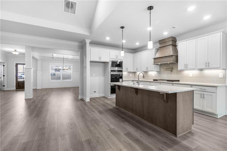 Furnished interior view inside a new home in Belle Woode Estates, Monroe (Image 15).