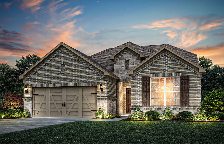 The Mooreville, a two-story new construction home