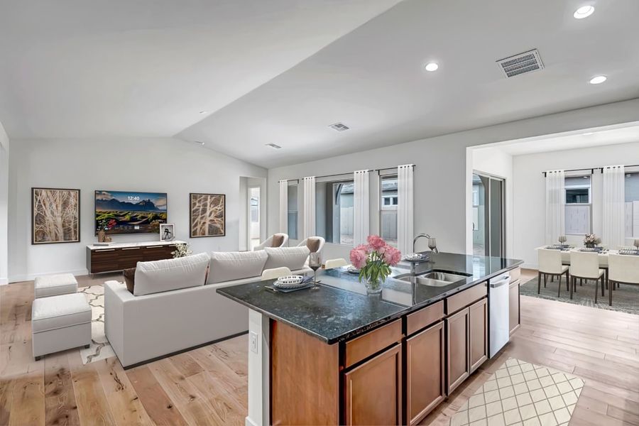 Furnished interior view inside a new home in Elegance at Eastmark, Mesa (Image 16).