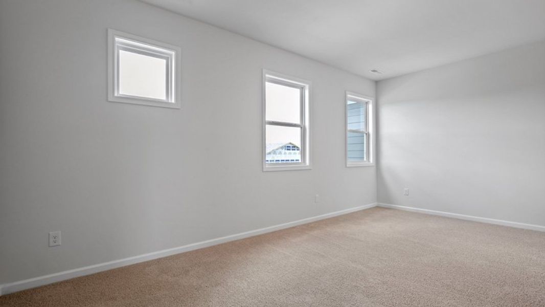 Representative unfurnished interior of a home built from the Lucas by D.R. Horton in The Manors at Haywood Glen, Knightdale (Image 29).