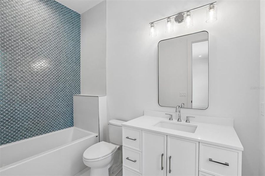 Furnished interior view inside a new home in , Tampa (Image 71).