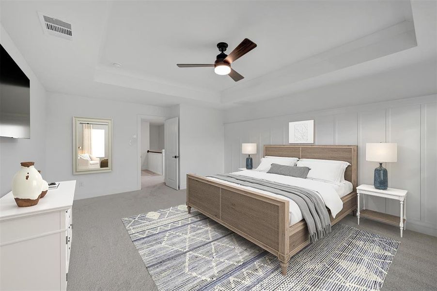 Furnished interior view inside a new home in Heritage Ranch, Sherman (Image 28).