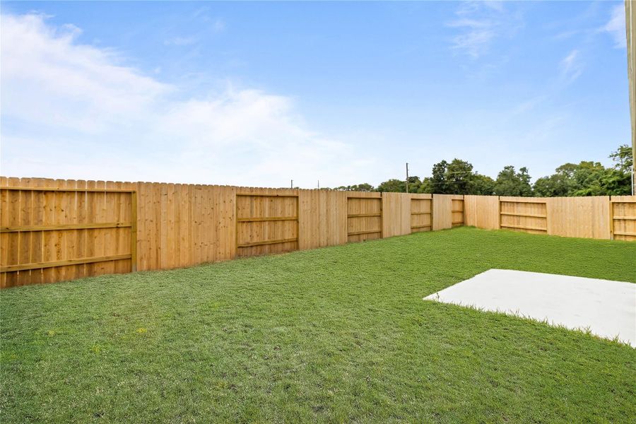 Exterior details and patio area of a home in River Ranch Trails, Dayton (Image 4). Exterior details and patio area of a home in River Ranch Trails, Dayton (Image 4).