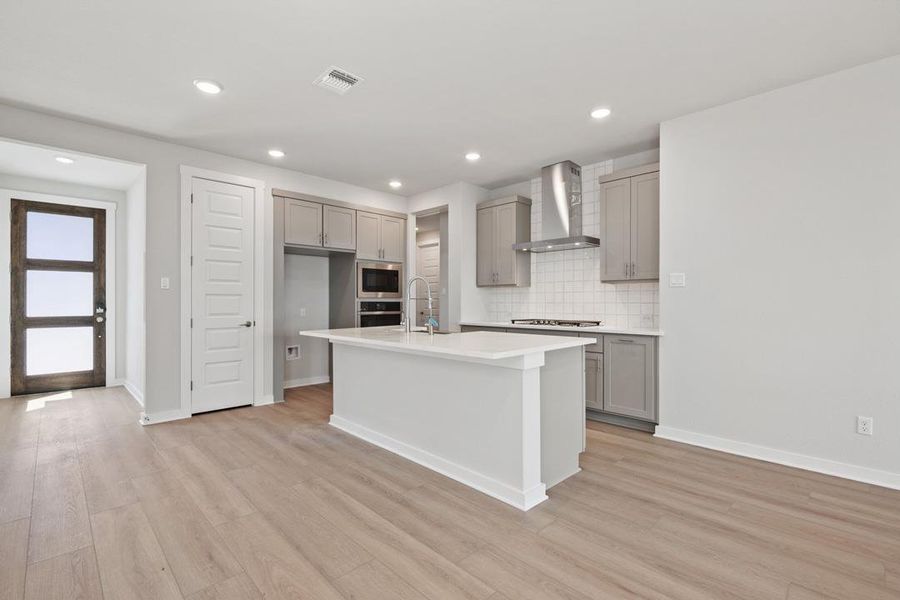Furnished interior view inside a new home in Flora, Hutto (Image 7).