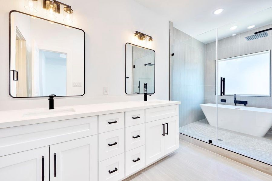 Furnished interior view inside a new home in , Houston (Image 6).