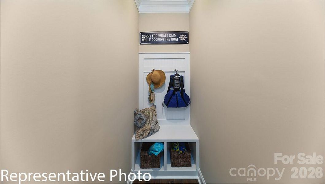 Close-up of interior finishes inside a home in Falls Cove, Troutman (Image 18).