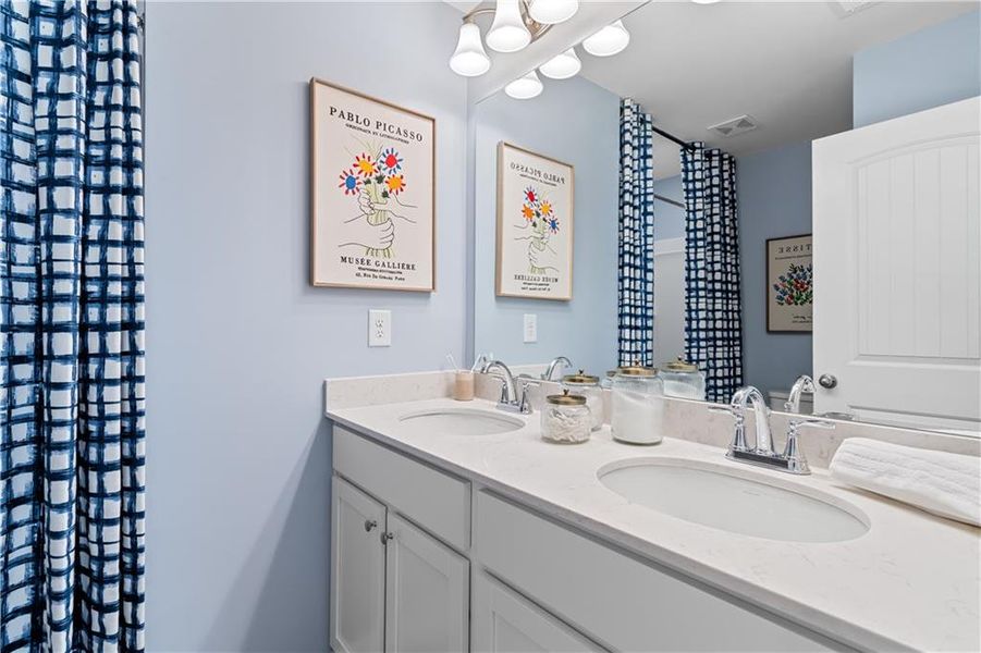 Furnished interior view inside a new home in Bowers Farm, McDonough (Image 7).