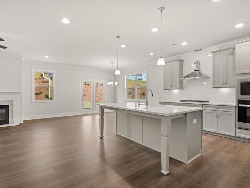 Furnished interior view inside a new home in Haven Abbey, Cumming (Image 5).