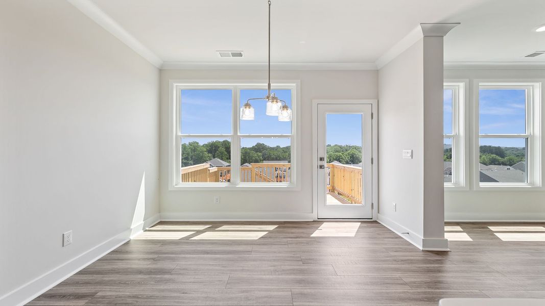 Spacious, unfurnished interior of a new home in Adams Glen, Greenville (Image 16).