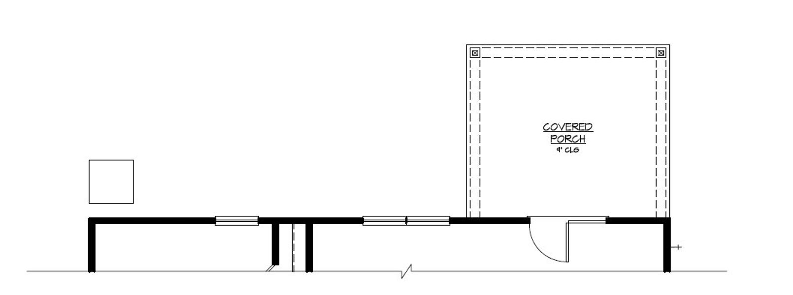 Optional Covered Back Porch