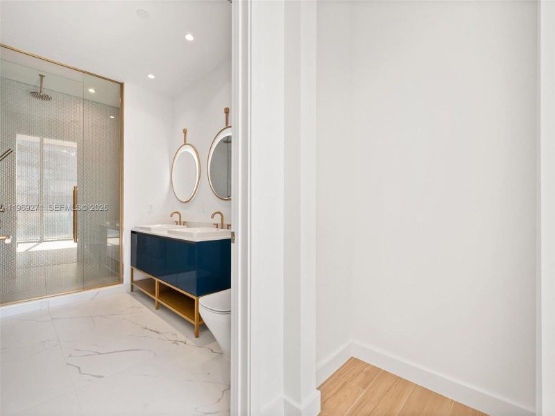 Furnished interior view inside a new home in Mr. C Residences, Miami (Image 14).