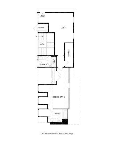 OPT Bedroom 6 & Bath 6