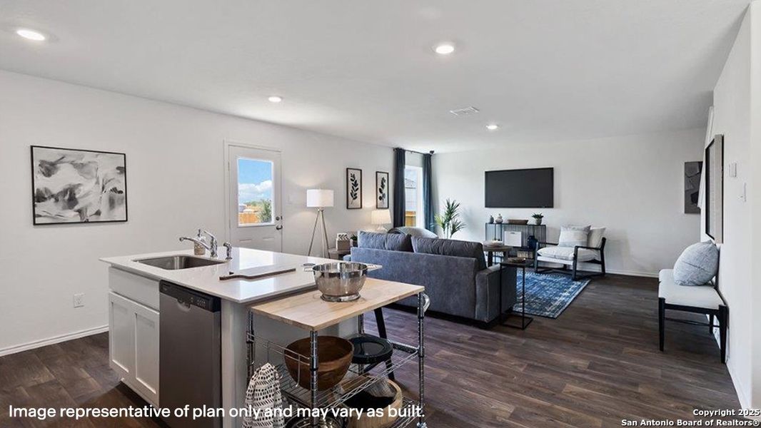 Furnished interior view inside a new home in Riverstone at Westpointe, San Antonio (Image 20).