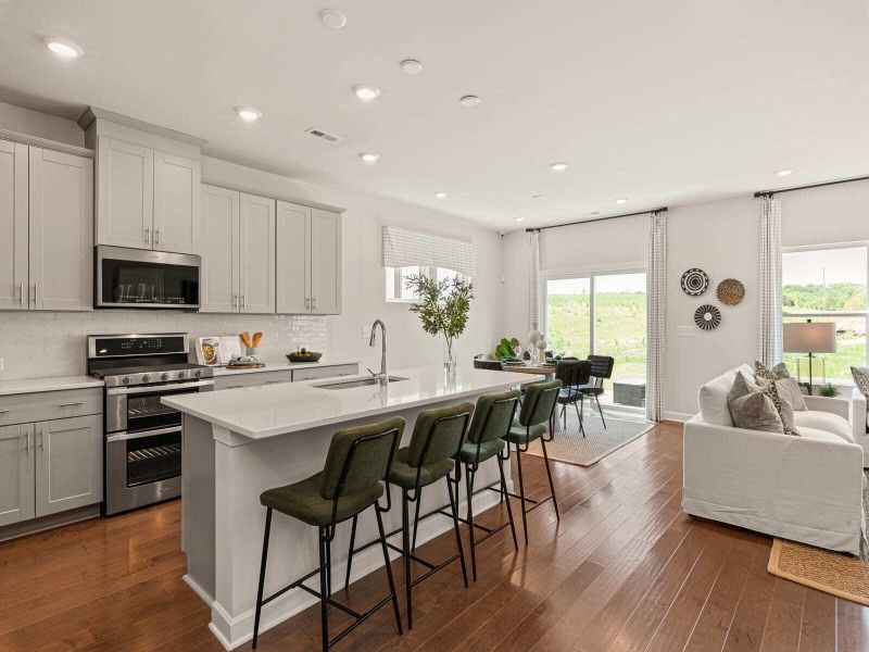 Furnished interior view inside a new home in The Coves at Lakes of Cane Bay, Summerville (Image 10).