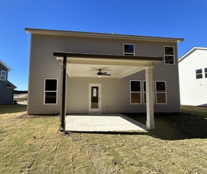 Exterior details and patio area of a home in Sutton's Landing, Statham (Image 3). Exterior details and patio area of a home in Sutton's Landing, Statham (Image 3).