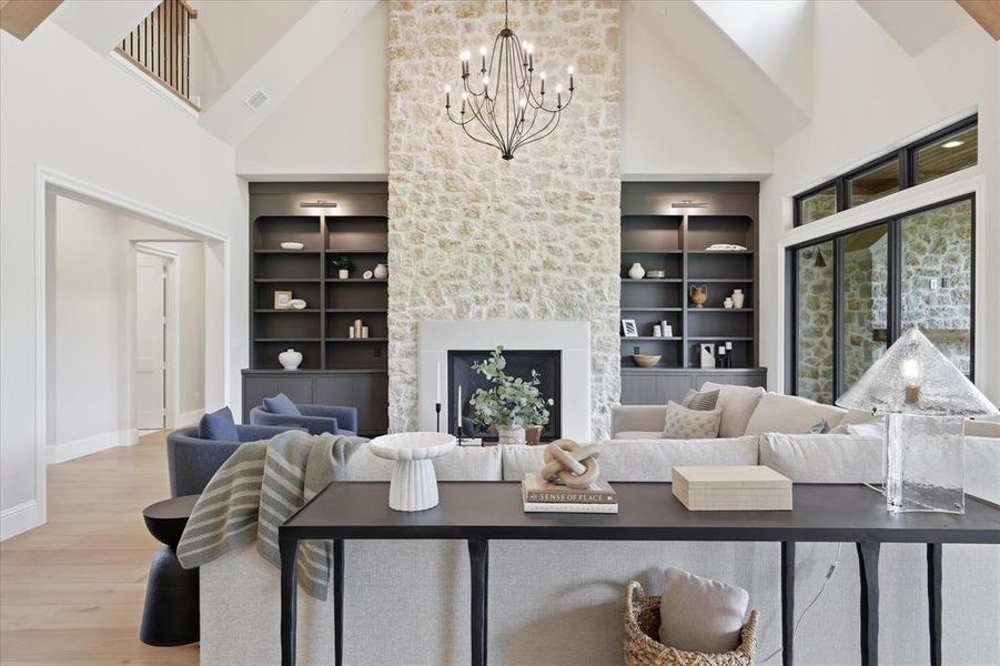 Furnished interior view inside a new home in , Bartonville (Image 9).