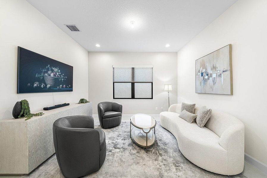 Furnished interior view inside a new home in Valencia Grand, Boynton Beach (Image 17). Furnished interior view inside a new home in Valencia Grand, Boynton Beach (Image 17).