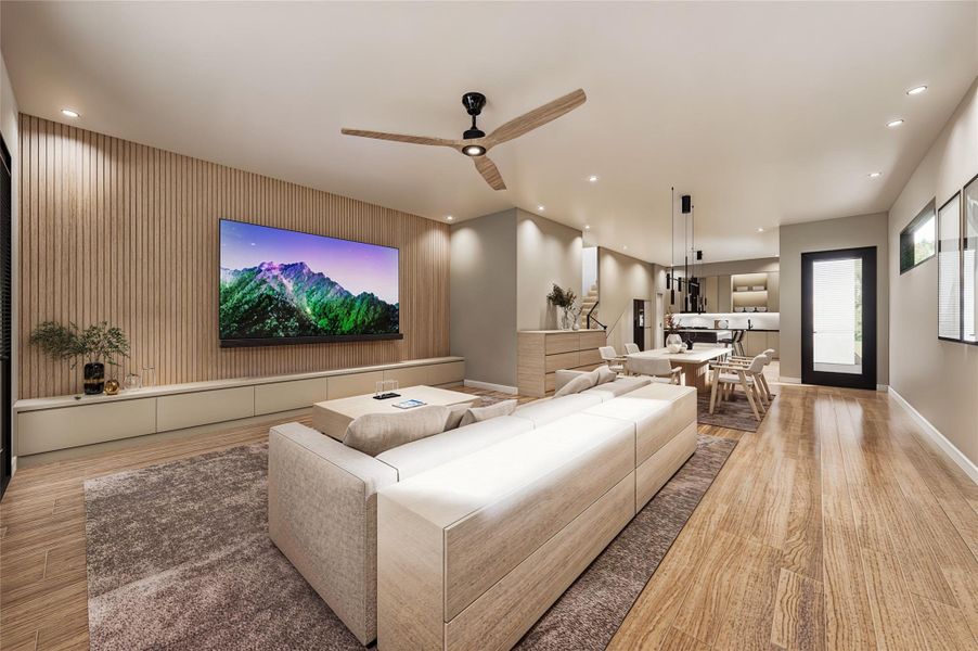 Furnished interior view inside a new home in , Houston (Image 18). Furnished interior view inside a new home in , Houston (Image 18).