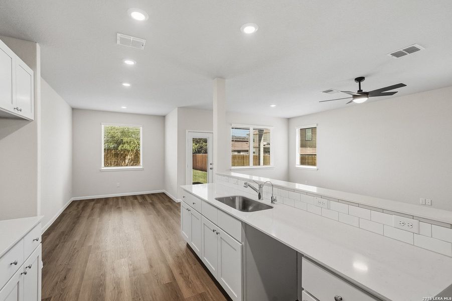 Furnished interior view inside a new home in Melissa Ranch, San Antonio (Image 8).