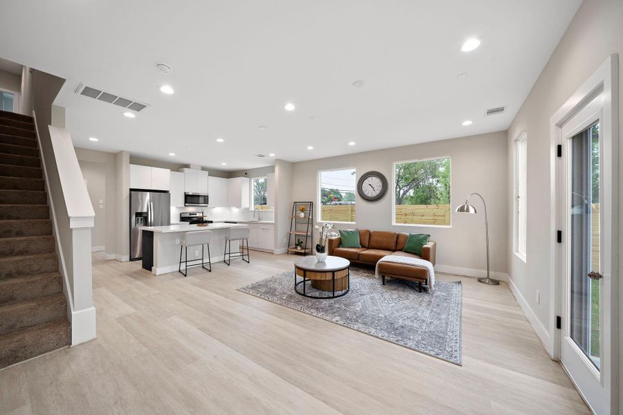 Furnished interior view inside a new home in Scranton Estates, Houston (Image 16).