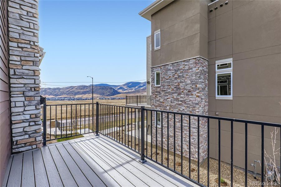 Second Floor balcony