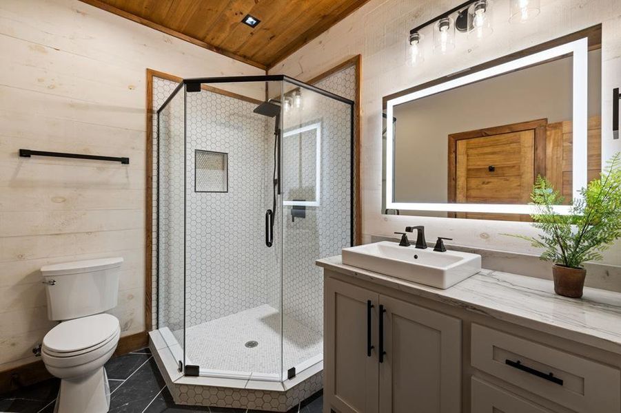 Furnished interior view inside a new home in , Blue Ridge (Image 13).